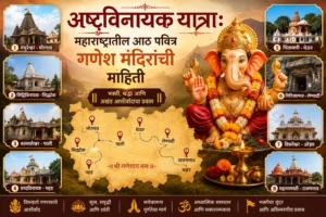 अष्टविनायक यात्रा: महाराष्ट्रातील आठ पवित्र गणेश मंदिरांची माहिती